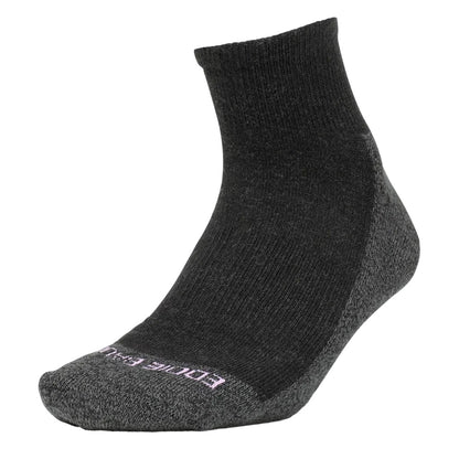 Dark Heather - Front - Eddie Bauer Womens-Ladies Trail Coolmax Ankle Socks