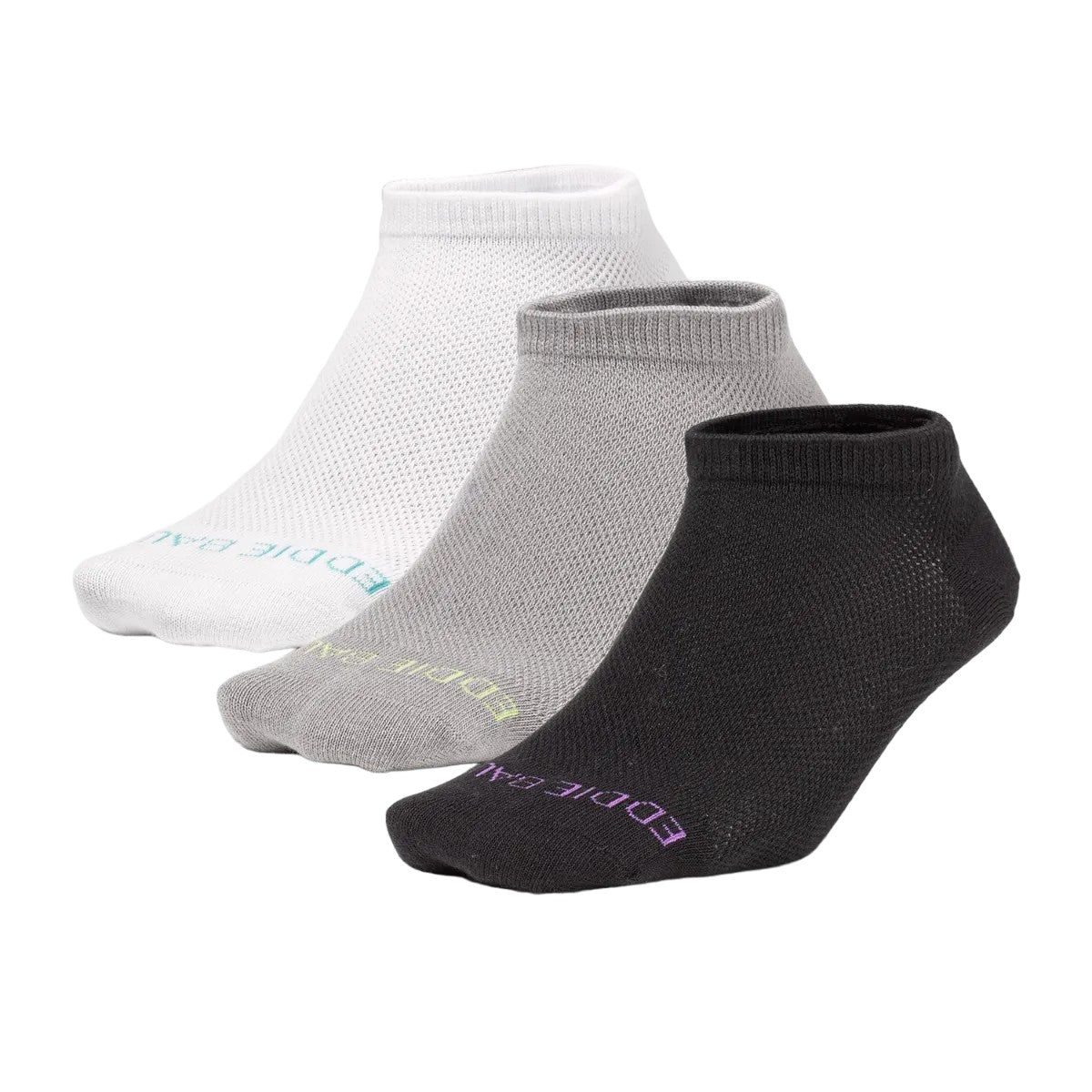 Chrome - Front - Eddie Bauer Womens-Ladies Mesh Socks (Pack of 3)