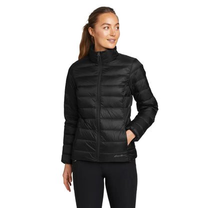 Black - Front - Eddie Bauer Womens-Ladies Cirruslite Down Jacket