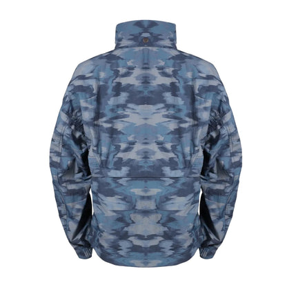 Dusted Indigo - Back - Eddie Bauer Womens-Ladies Windpac Watercolour Jacket