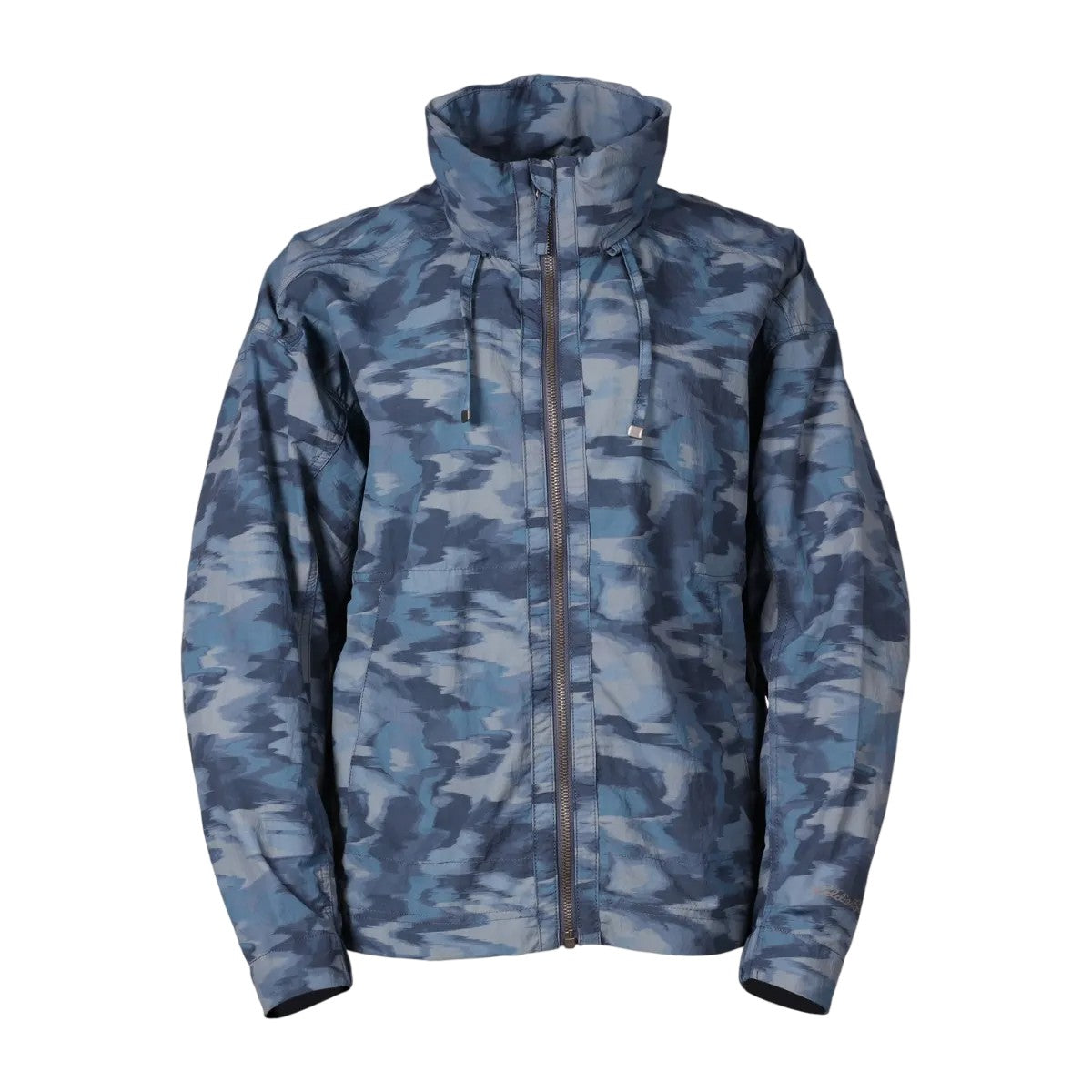 Dusted Indigo - Front - Eddie Bauer Womens-Ladies Windpac Watercolour Jacket