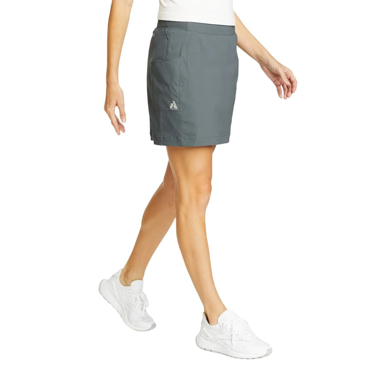 Graphite - Front - Eddie Bauer Womens-Ladies Guide Ripstop Skort