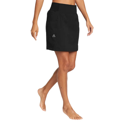 Black - Front - Eddie Bauer Womens-Ladies Guide Ripstop Skort