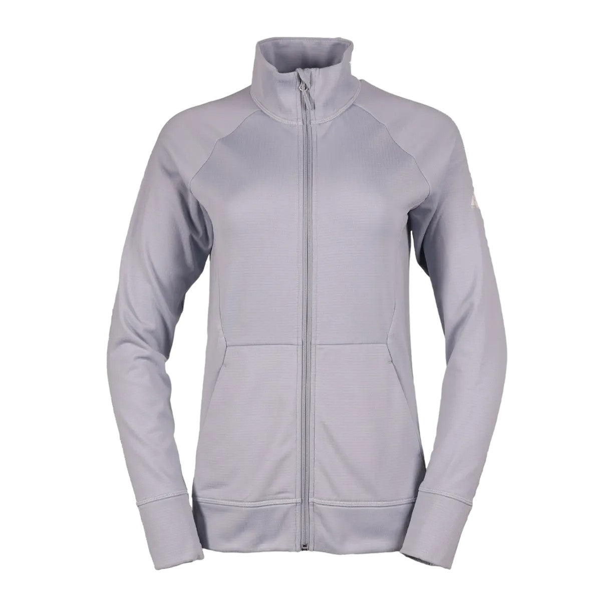 Blue Smoke - Front - Eddie Bauer Womens-Ladies High Route Grid Fleece Jacket