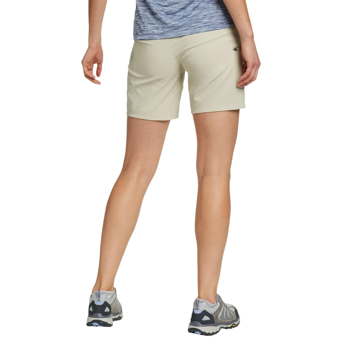 Pumice - Back - Eddie Bauer Womens-Ladies Guide Plain Shorts