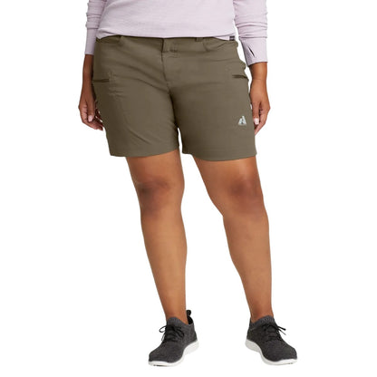 Slate Green - Front - Eddie Bauer Womens-Ladies Guide Plain Shorts