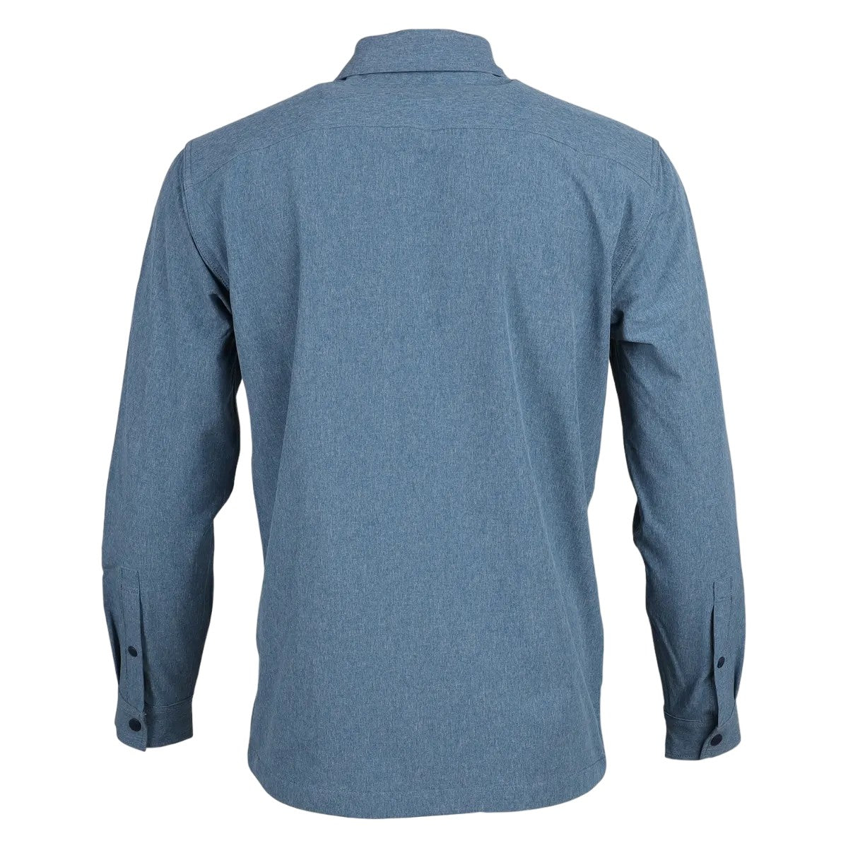 Med Indigo - Back - Eddie Bauer Mens Acclivity Shirt Jacket