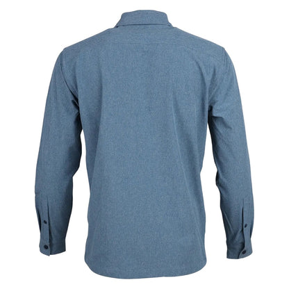 Med Indigo - Back - Eddie Bauer Mens Acclivity Shirt Jacket