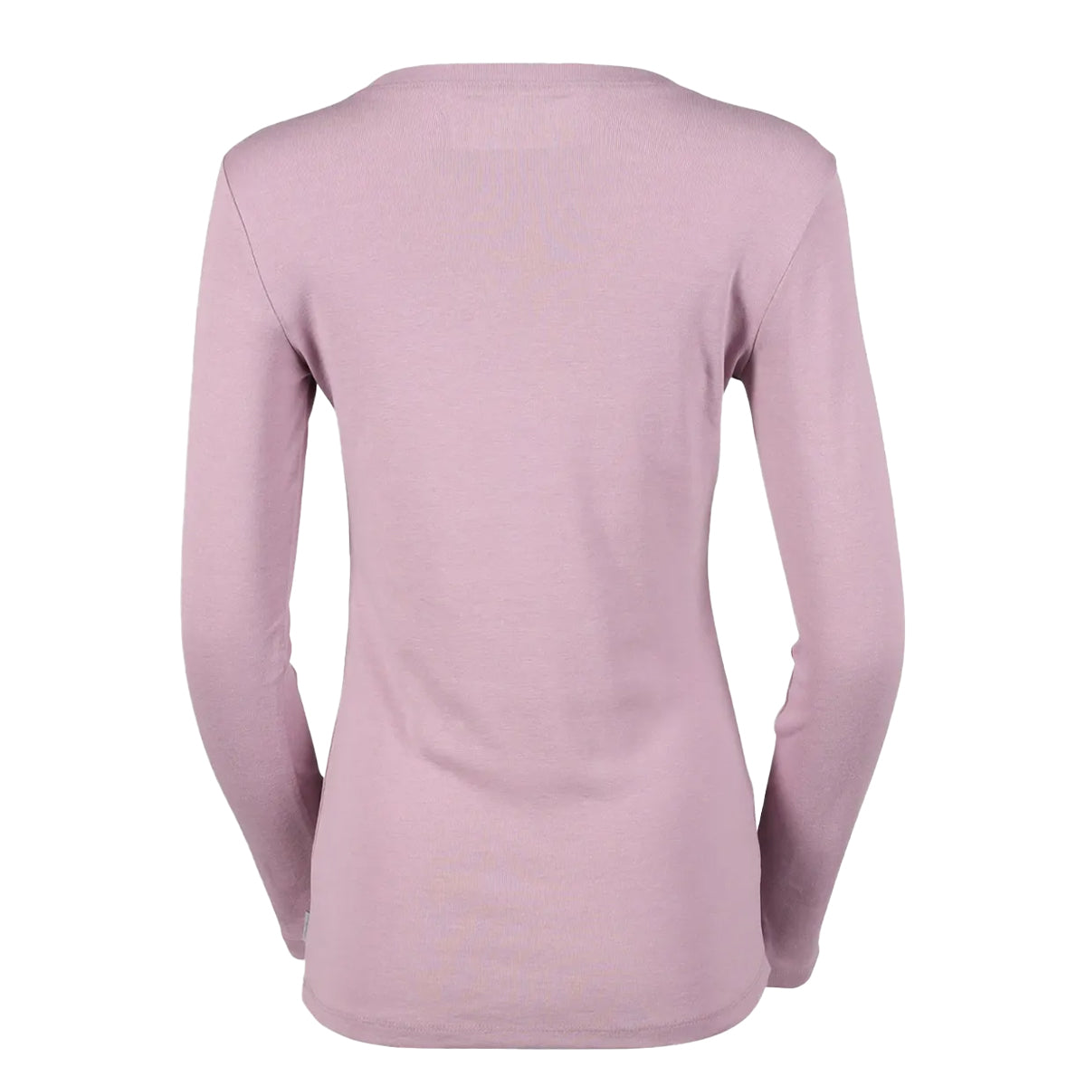 Dusty Iris - Back - Eddie Bauer Womens-Ladies Favorite Crew Neck Long-Sleeved T-Shirt