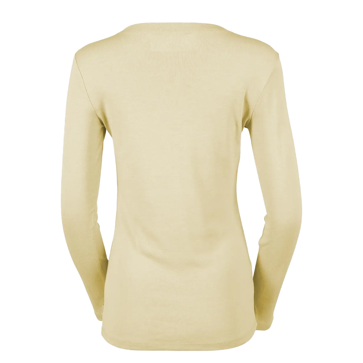 Sorbet - Back - Eddie Bauer Womens-Ladies Favorite Crew Neck Long-Sleeved T-Shirt