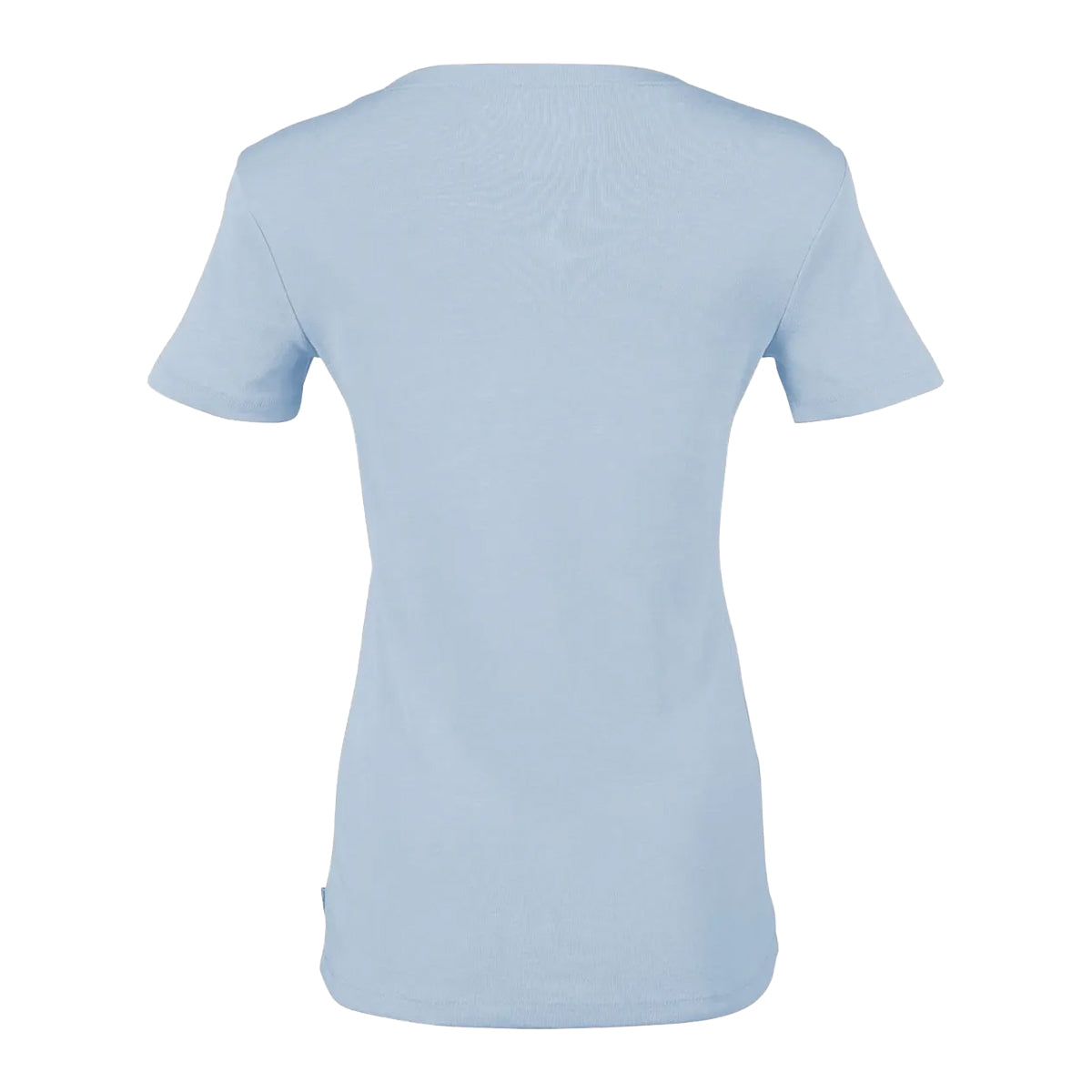 Slate Blue - Back - Eddie Bauer Womens-Ladies Favorite Plain V Neck Short-Sleeved T-Shirt