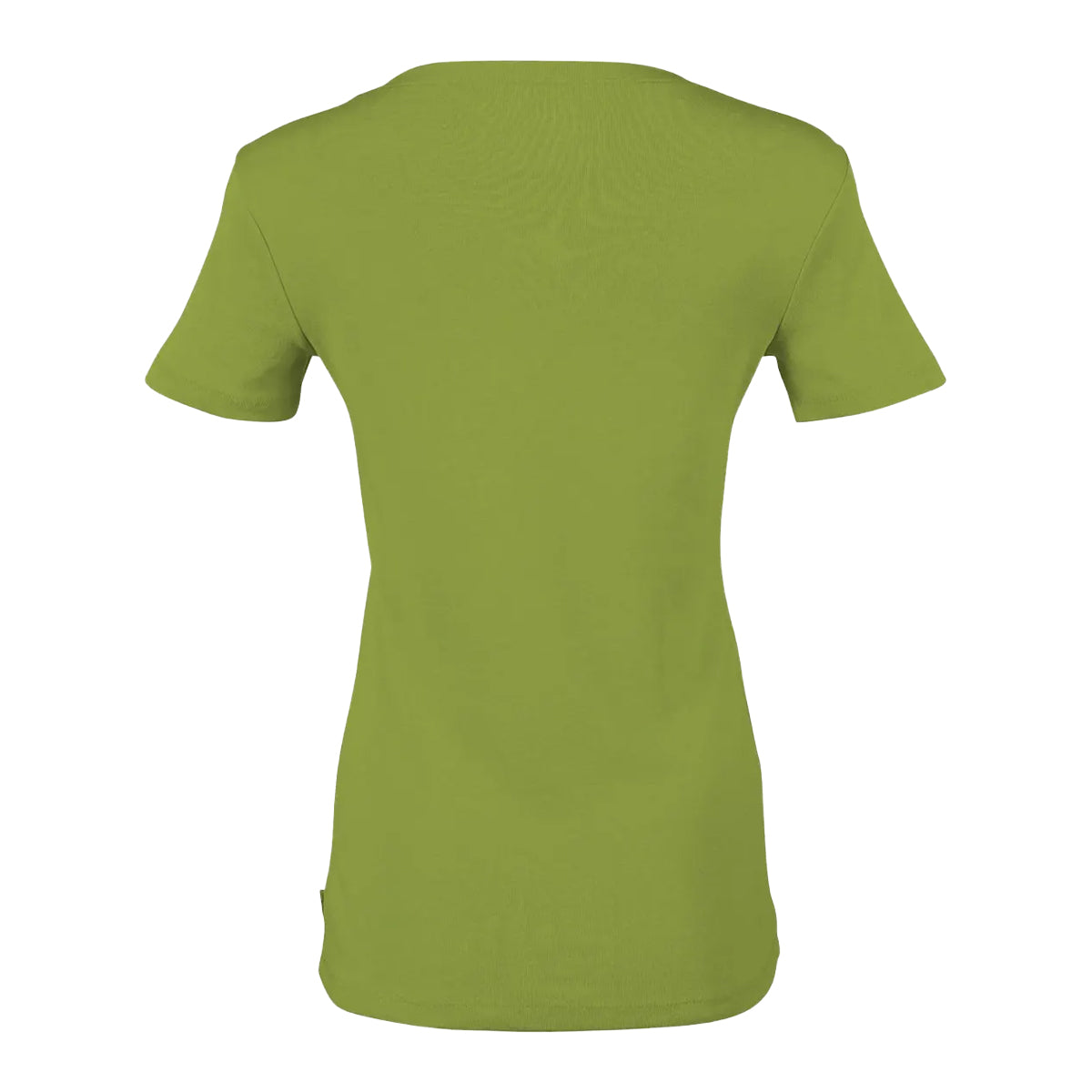 Citron - Back - Eddie Bauer Womens-Ladies Favorite Plain V Neck Short-Sleeved T-Shirt