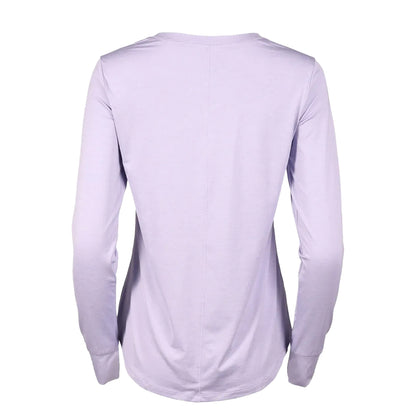 Wisteria - Back - Eddie Bauer Womens-Ladies Resolution Long-Sleeved T-Shirt