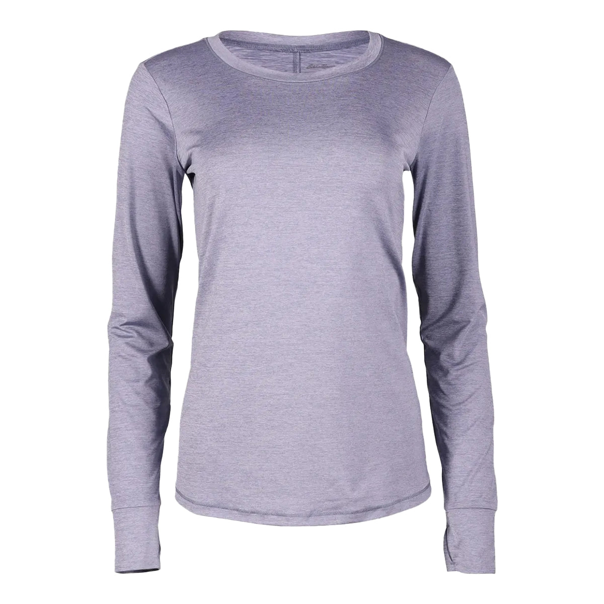 Periwinkle - Front - Eddie Bauer Womens-Ladies Resolution Long-Sleeved T-Shirt