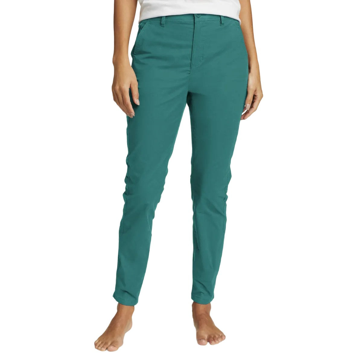 Stream - Front - Eddie Bauer Womens-Ladies Voyager High Rise Chinos