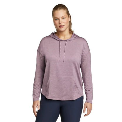 Dusty Iris - Front - Eddie Bauer Womens-Ladies Resolution Hoodie