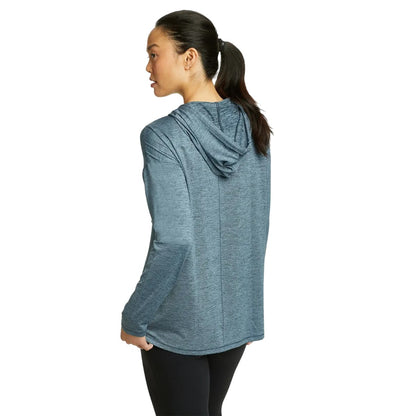 Peacock - Back - Eddie Bauer Womens-Ladies Resolution Hoodie