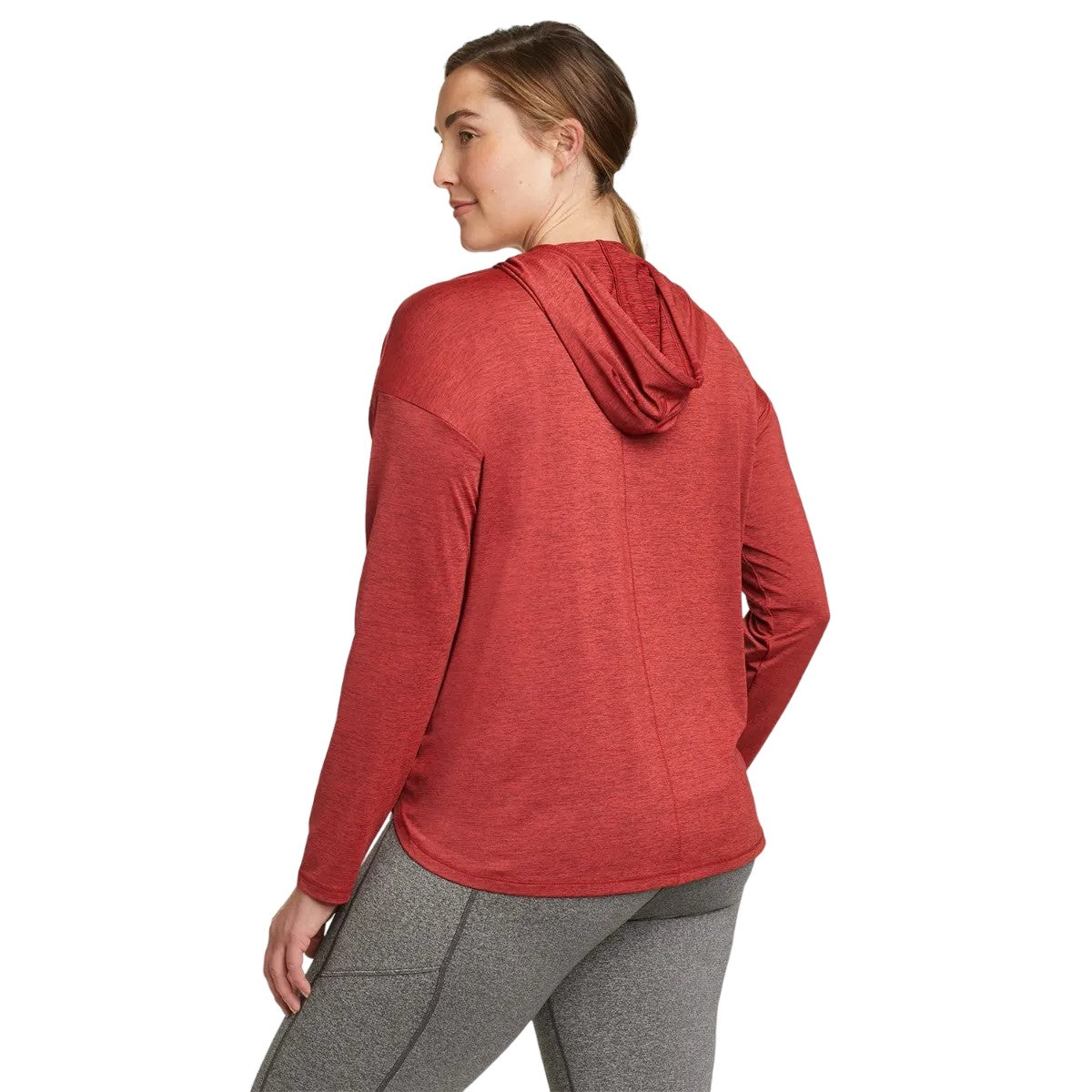 Terracotta - Back - Eddie Bauer Womens-Ladies Resolution Hoodie