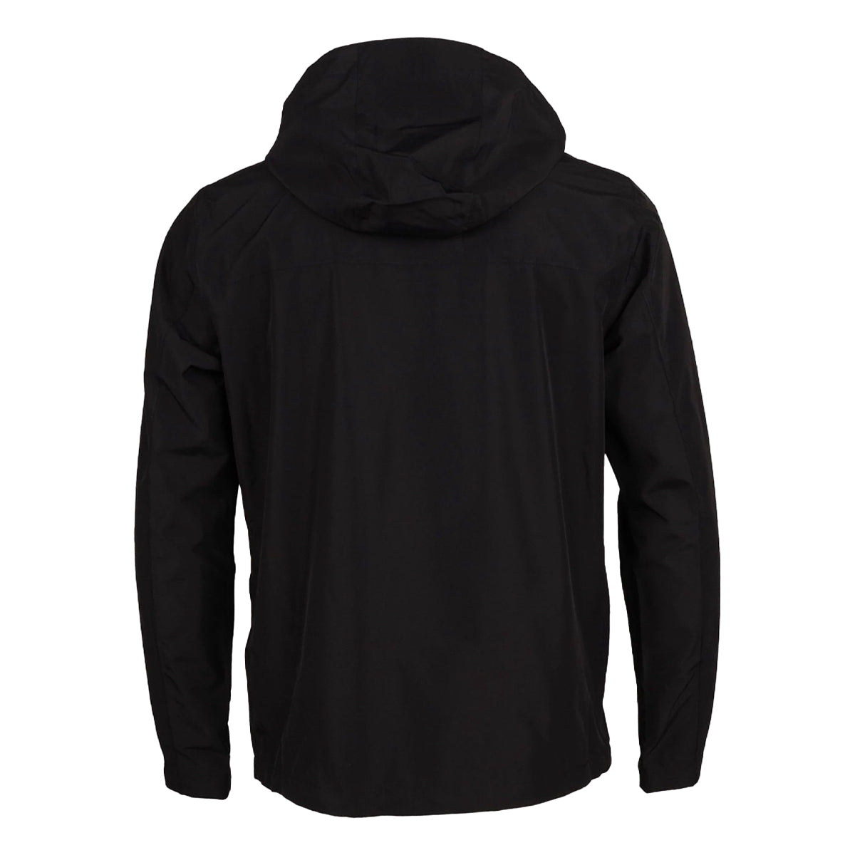 Black - Back - Eddie Bauer Mens Rainfoil Packable Waterproof Jacket