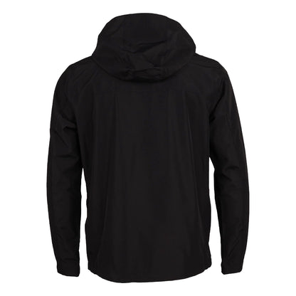 Black - Back - Eddie Bauer Mens Rainfoil Packable Waterproof Jacket