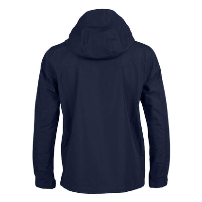 Indigo - Back - Eddie Bauer Mens Rainfoil Packable Waterproof Jacket
