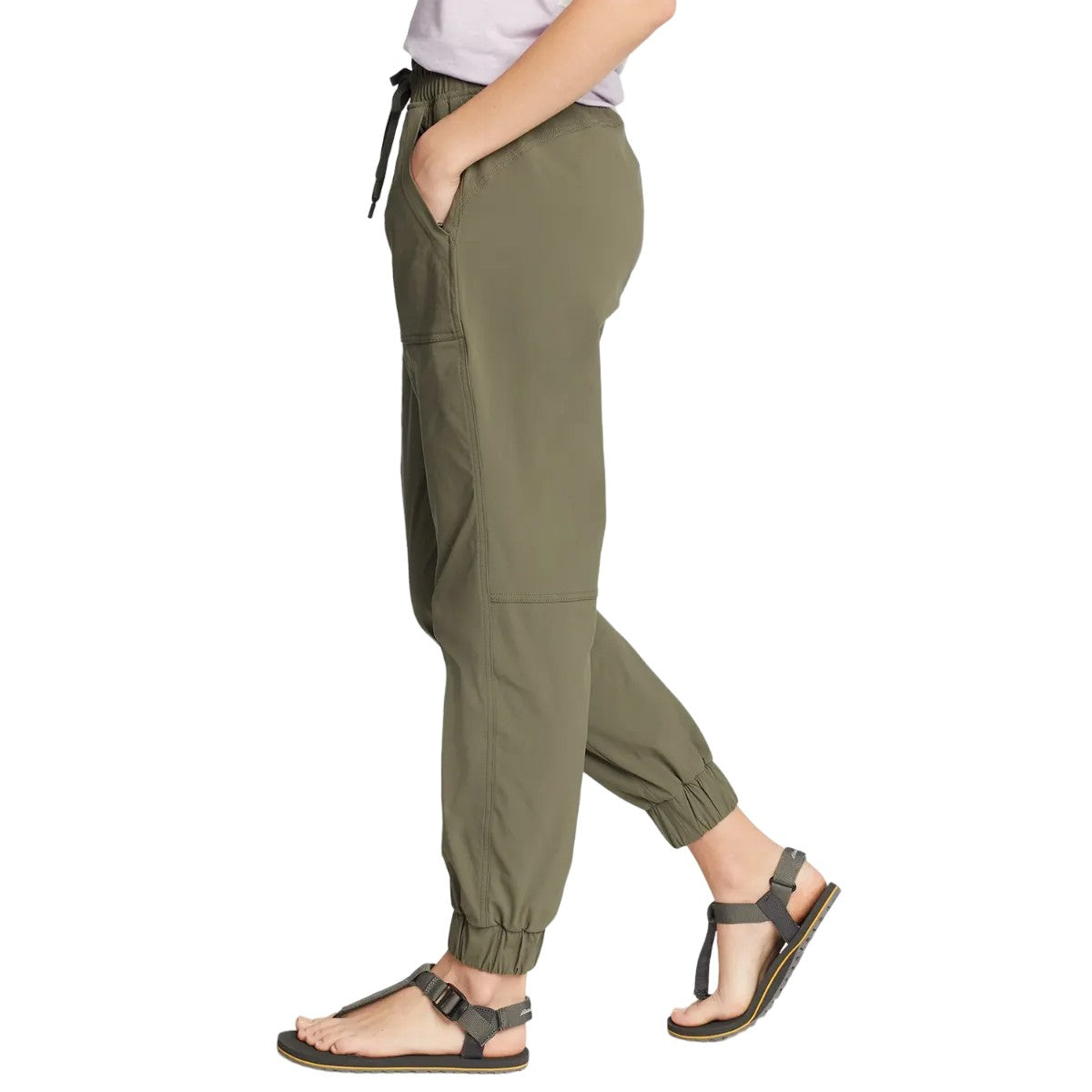 Sprig - Side - Eddie Bauer Womens-Ladies Sightscape Horizon Jogging Bottoms
