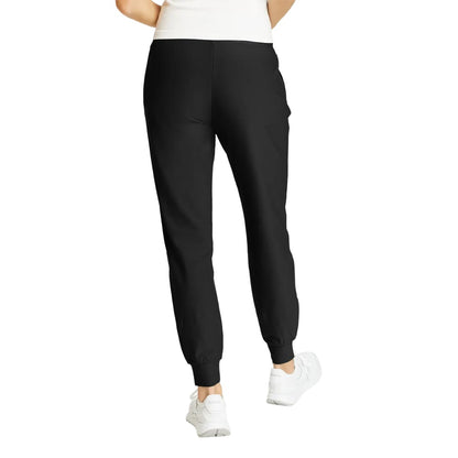 Black - Back - Eddie Bauer Womens-Ladies Trail Tight Jogging Bottoms