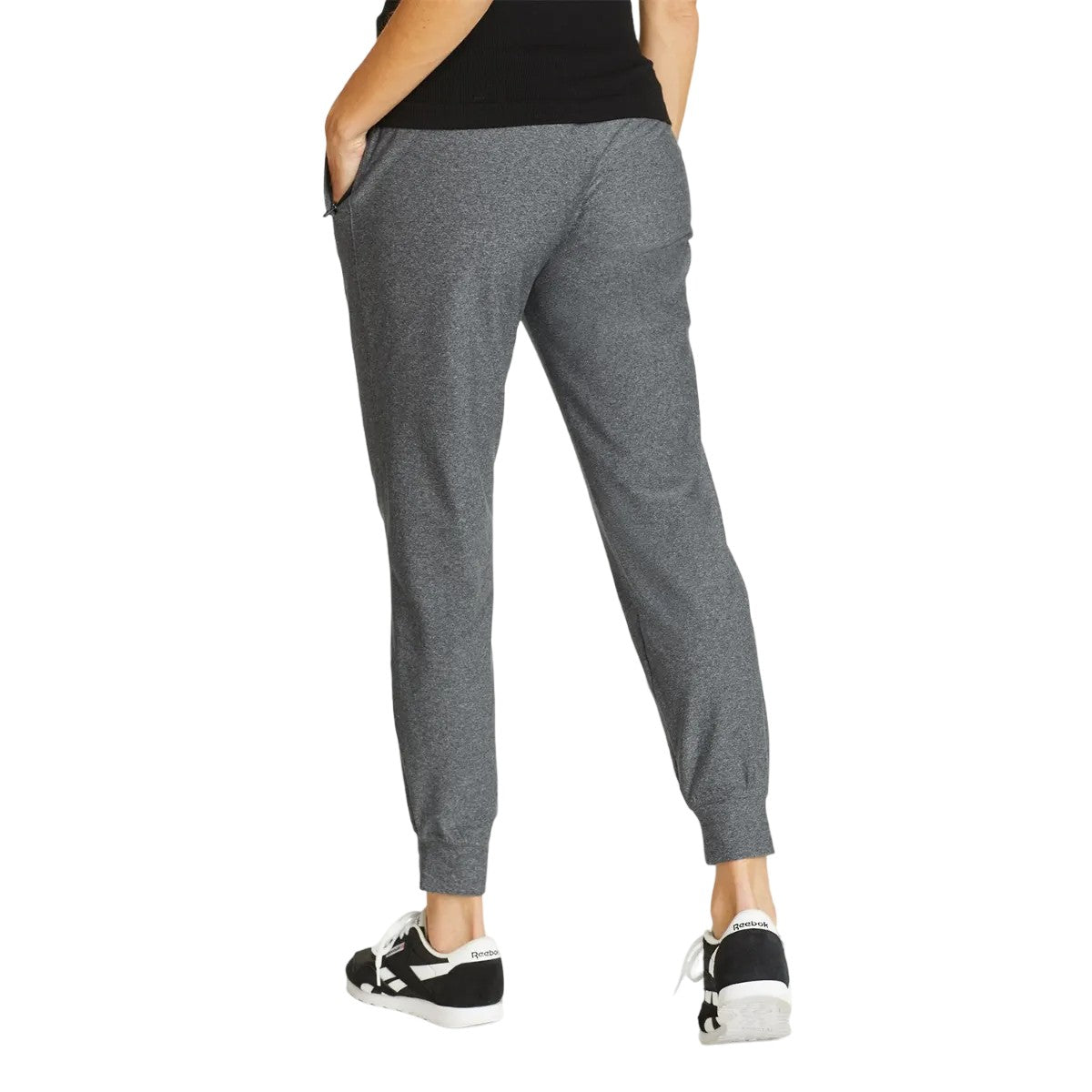 Heather Grey - Back - Eddie Bauer Womens-Ladies Trail Tight Jogging Bottoms