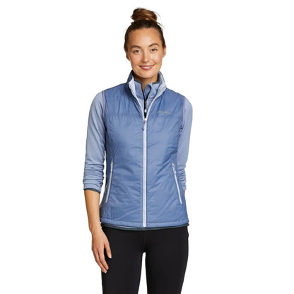 Mist - Front - Eddie Bauer Womens-Ladies Astrolite Reversible Gilet