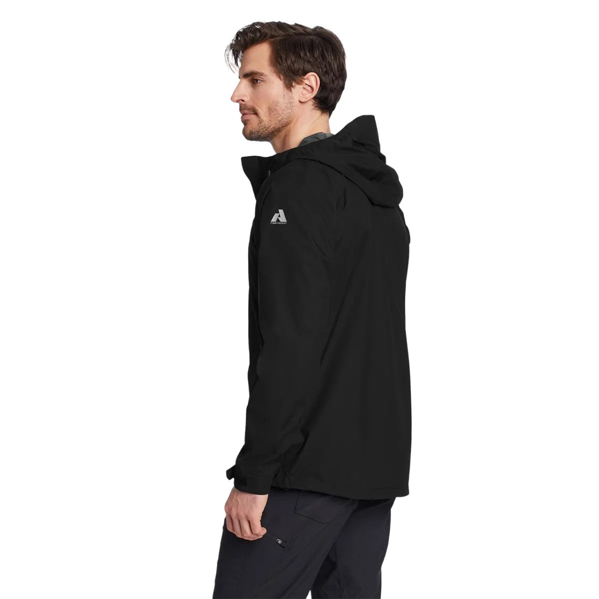 Black - Back - Eddie Bauer Mens Super Sevens Raincoat