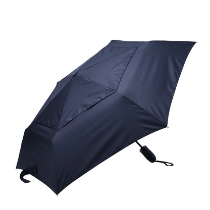 Navy - Front - Eddie Bauer Compact Automatic Folding Umbrella
