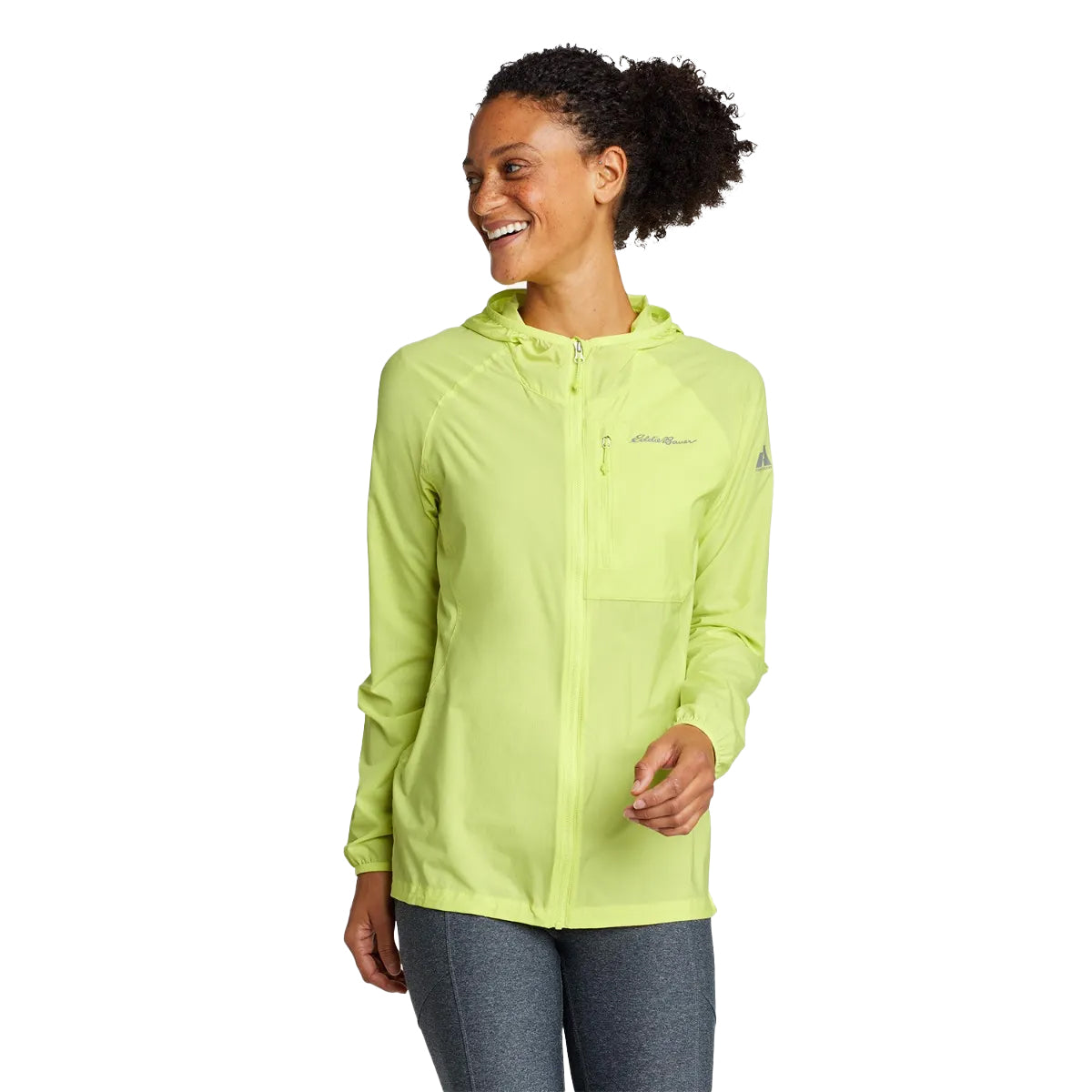 Cactus - Side - Eddie Bauer Womens-Ladies Super Sevens Windproof Jacket