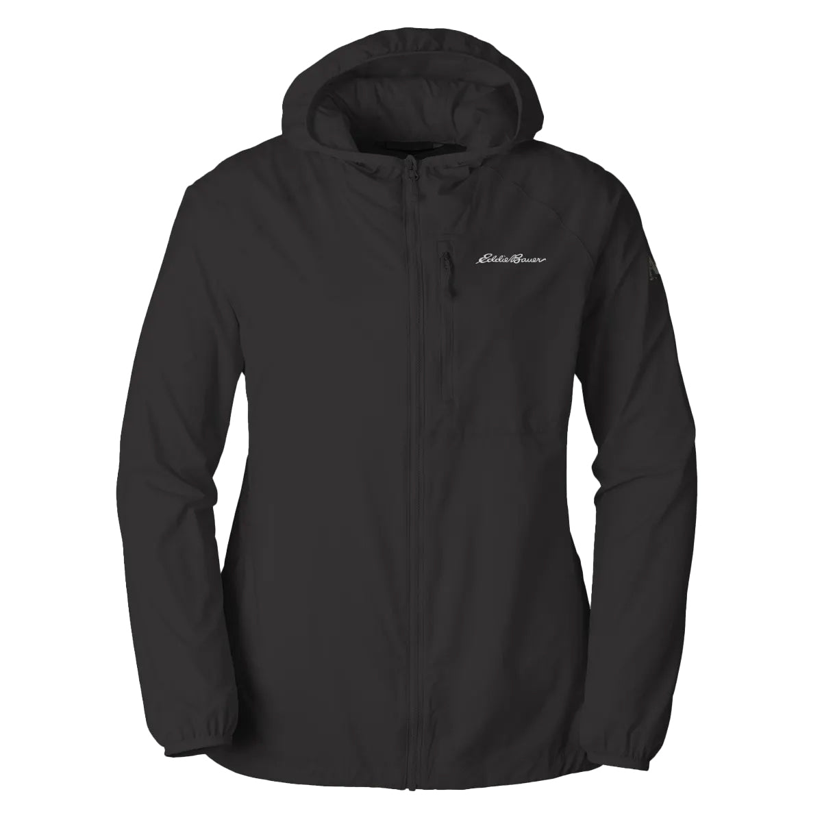 Black - Front - Eddie Bauer Womens-Ladies Super Sevens Windproof Jacket