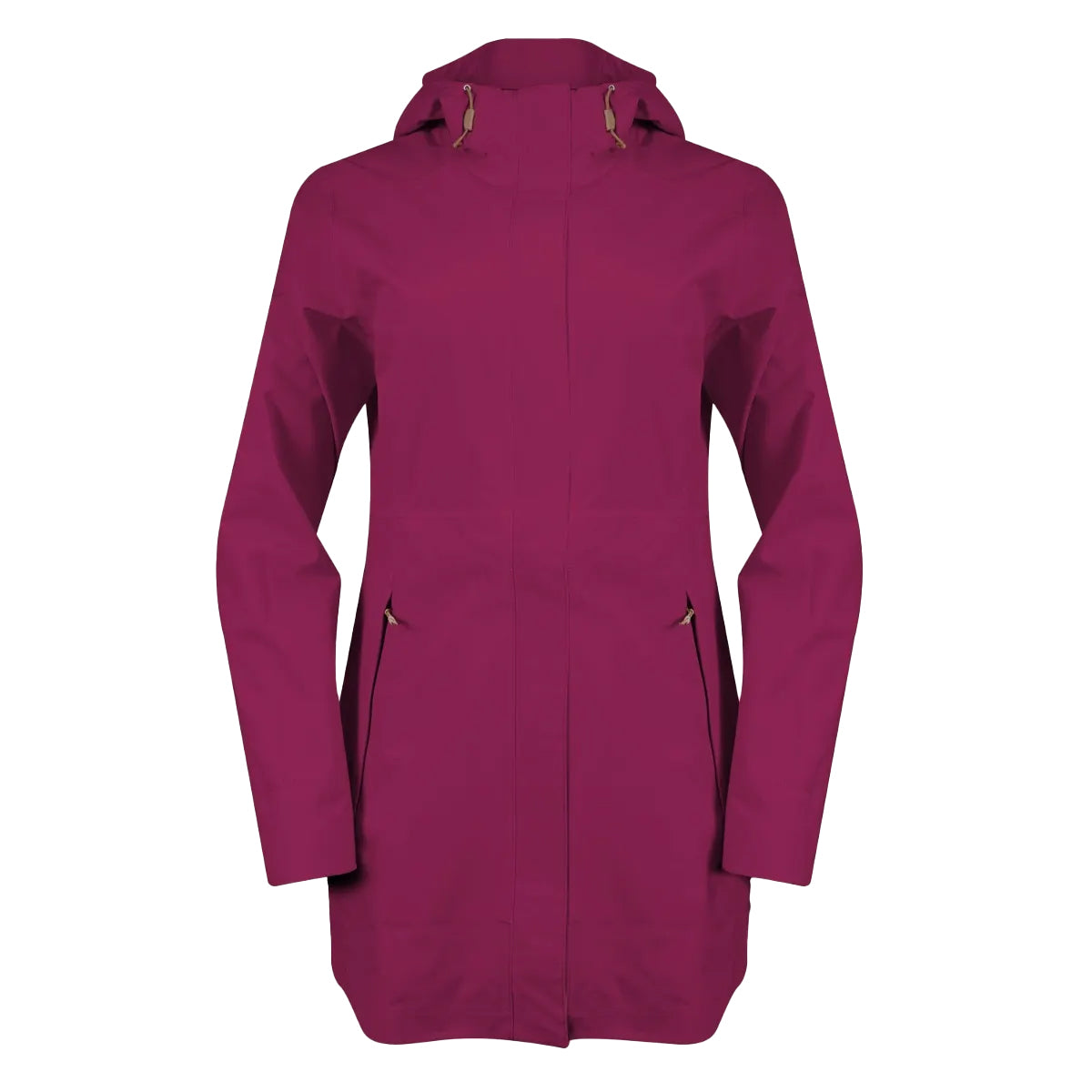Dark Plum - Front - Eddie Bauer Womens-Ladies Cloud Cap 2 Stretch Parka