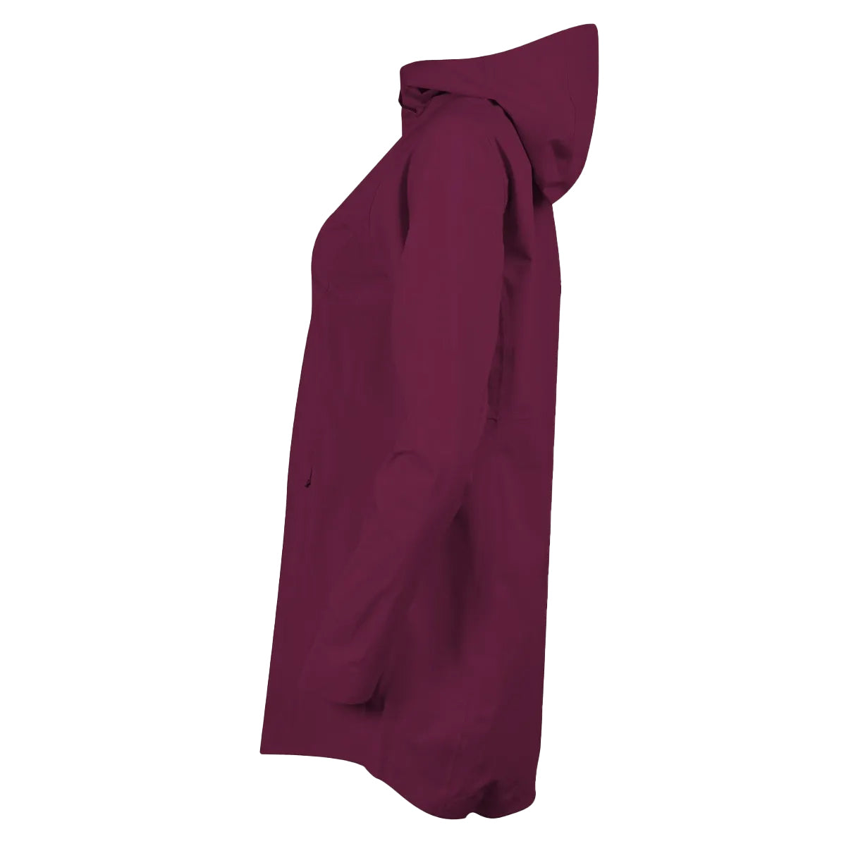 Dark Plum - Side - Eddie Bauer Womens-Ladies Cloud Cap 2 Stretch Parka