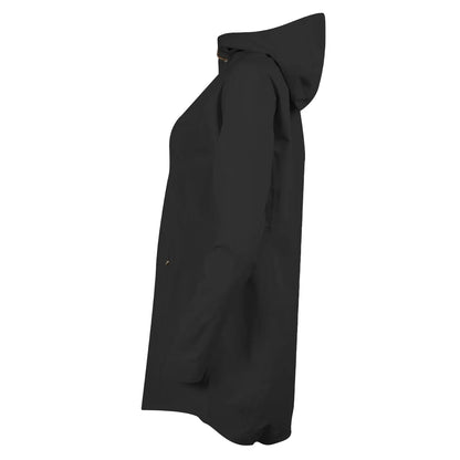 Black - Side - Eddie Bauer Womens-Ladies Cloud Cap 2 Stretch Parka