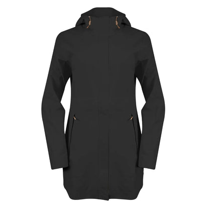 Black - Front - Eddie Bauer Womens-Ladies Cloud Cap 2 Stretch Parka
