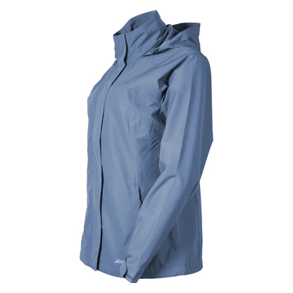 Blue Haze - Lifestyle - Eddie Bauer Womens-Ladies Packable Waterproof Jacket