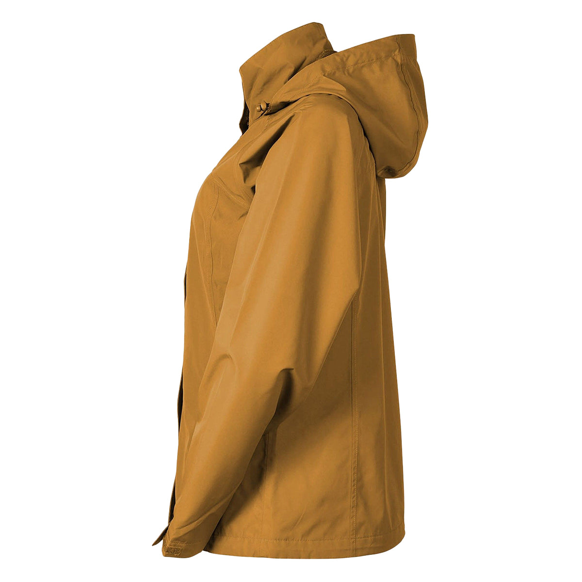 Butterscotch - Side - Eddie Bauer Womens-Ladies Packable Waterproof Jacket