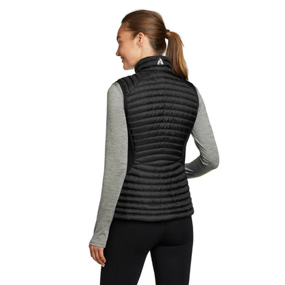 Black - Back - Eddie Bauer Womens-Ladies Microtherm 2 Gilet