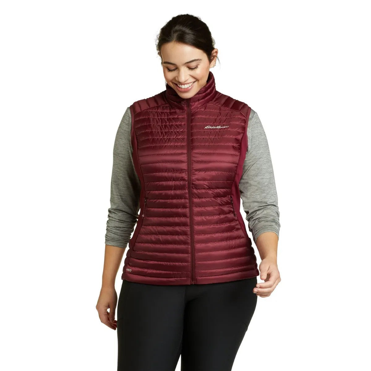 Dark Berry - Front - Eddie Bauer Womens-Ladies Microtherm 2 Gilet