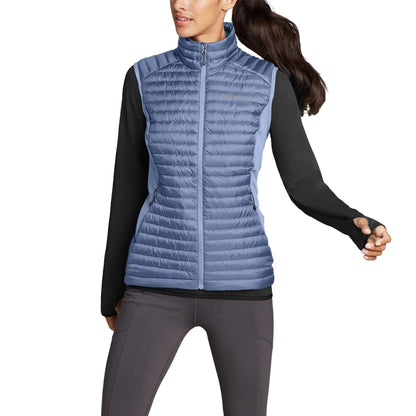 Dusty Blue - Front - Eddie Bauer Womens-Ladies Microtherm 2 Gilet