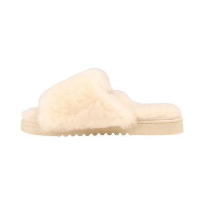 Natural - Side - Eddie Bauer Womens-Ladies Firelight Slippers