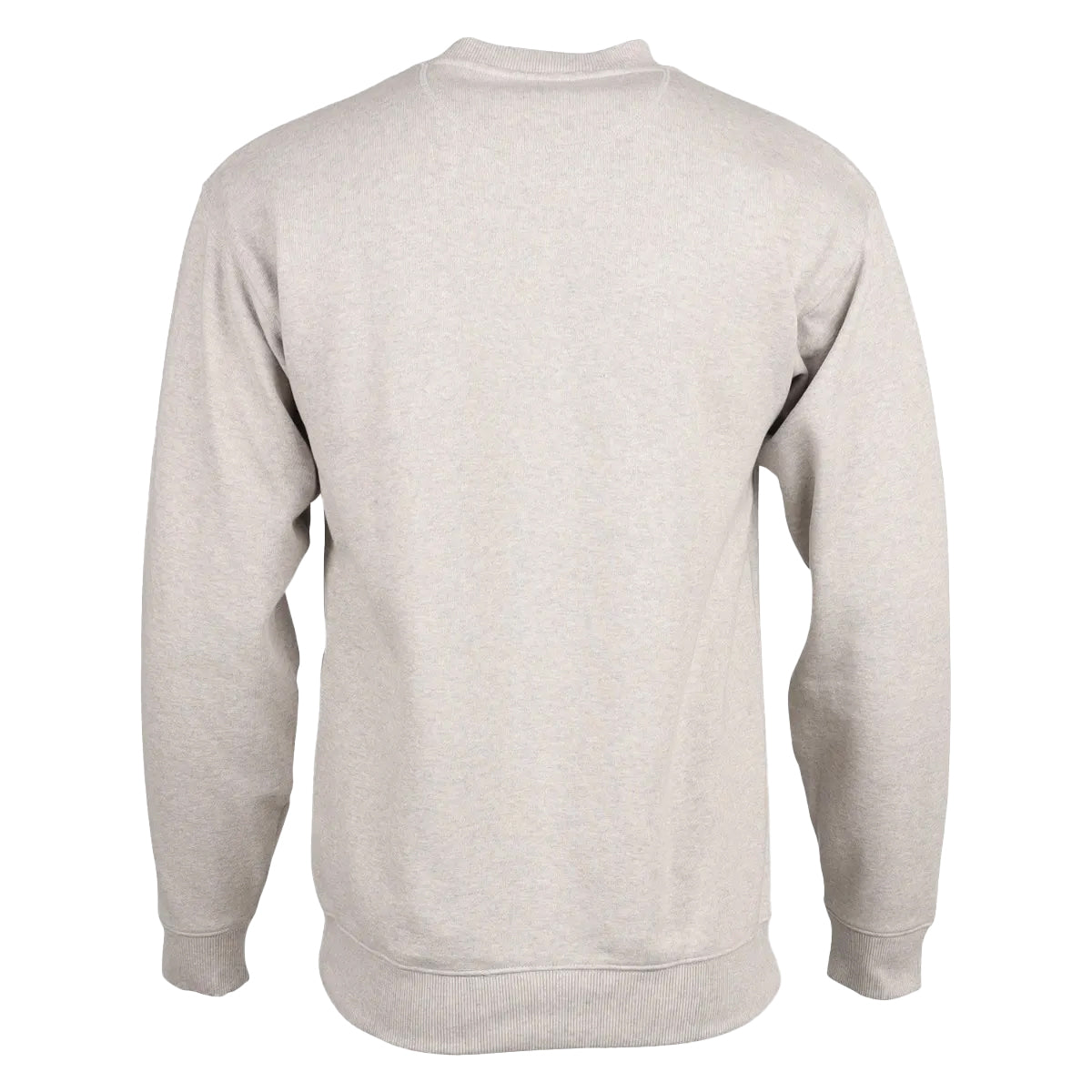 Light Heather Grey - Back - Eddie Bauer Mens Signature Crew Neck Long-Sleeved Sweatshirt