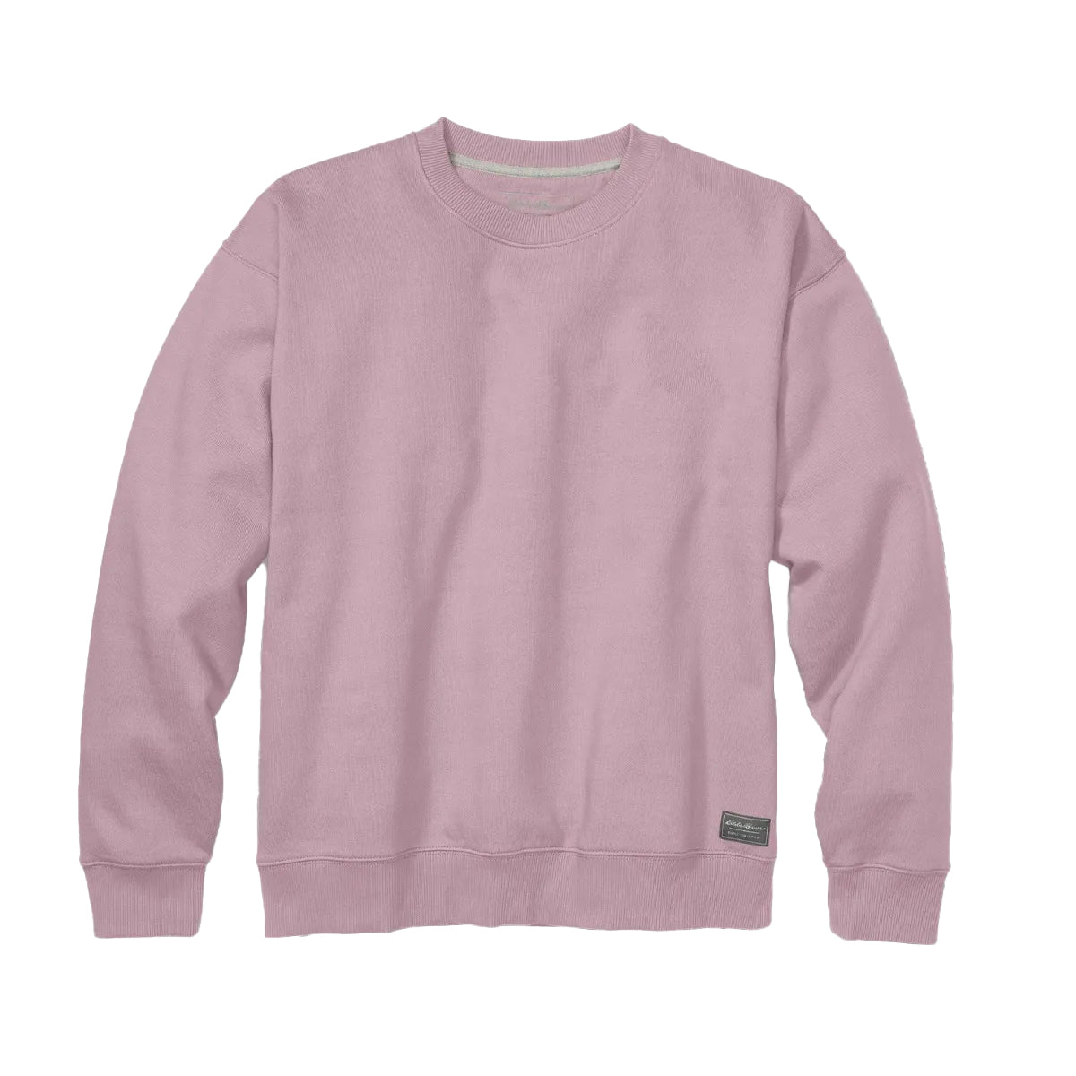 Dusty Iris - Front - Eddie Bauer Mens Signature Crew Neck Long-Sleeved Sweatshirt