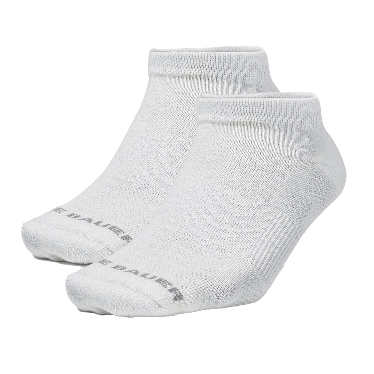 White - Front - Eddie Bauer Womens-Ladies Coolmax Low Profile Socks (Pack of 2)