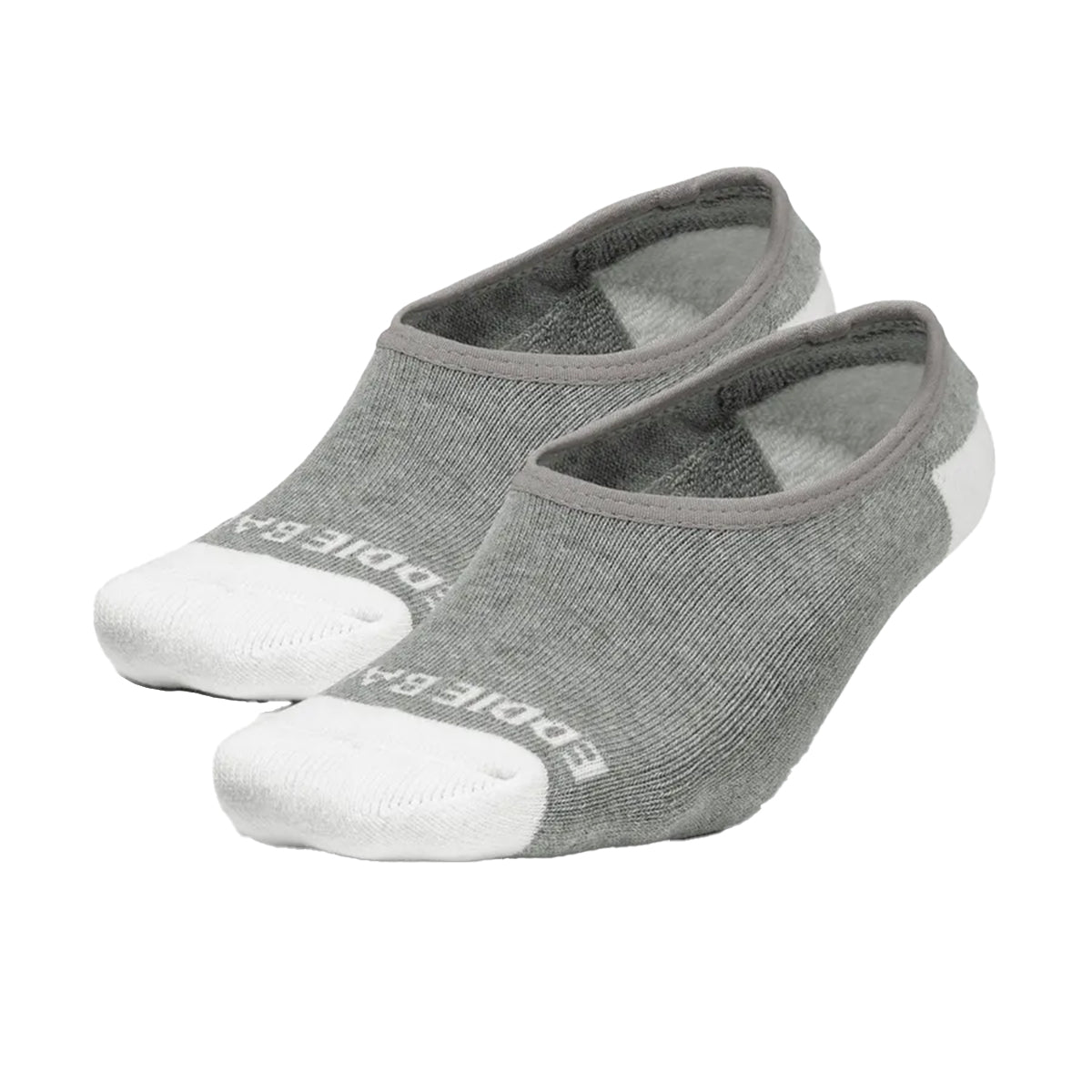Light Heather Grey - Front - Eddie Bauer Womens-Ladies No Show Liner Socks (Pack of 2)