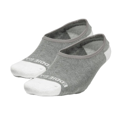 Light Heather Grey - Front - Eddie Bauer Womens-Ladies No Show Liner Socks (Pack of 2)
