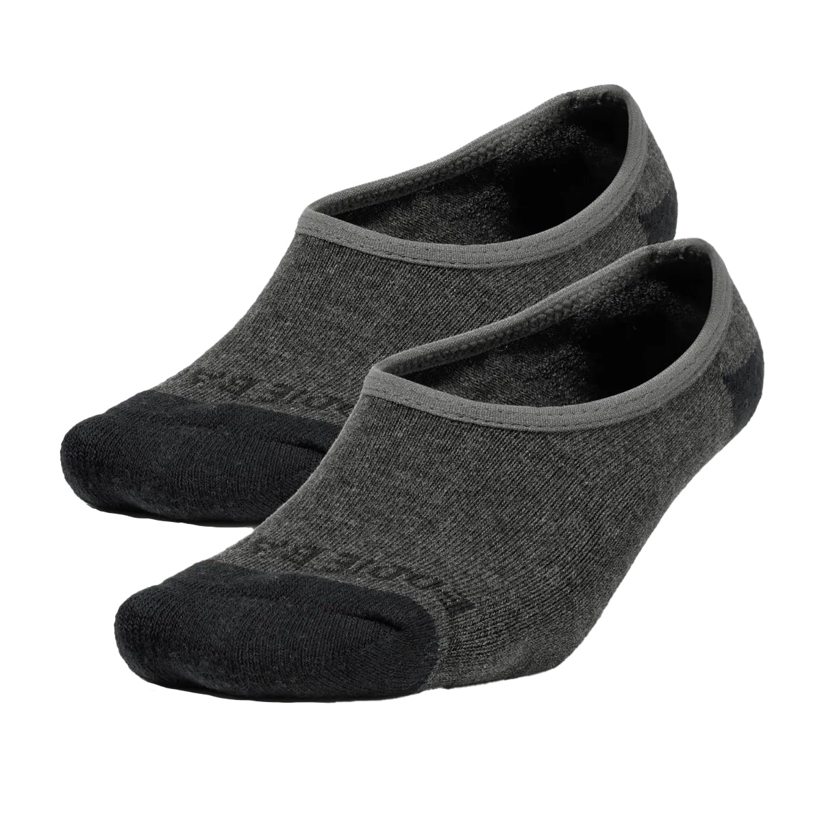 Charcoal Heather - Front - Eddie Bauer Womens-Ladies No Show Liner Socks (Pack of 2)