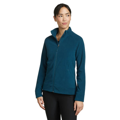 Peacock - Front - Eddie Bauer Womens-Ladies Quest Full Zip Fleece Jacket